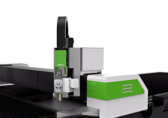 4000W光纖激光切割機,6000W光纖激光切割機,8000W光纖激光切割機高硬度鋁梁