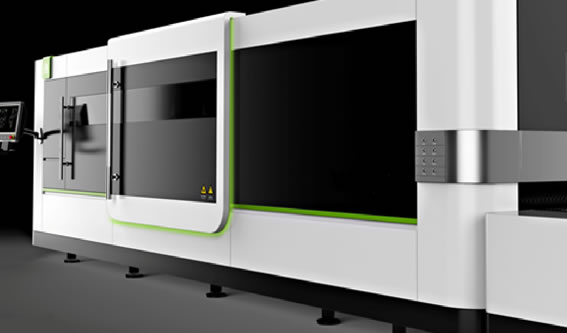 1000W光纖激光切割機側開門設計