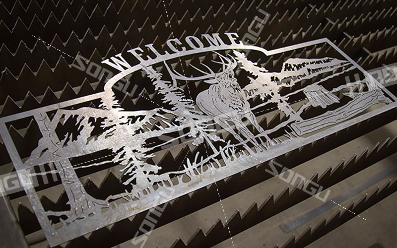 大功率光纖激光切割機切割樣品