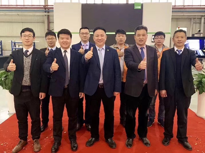 20千瓦大功率光纖激光切割設(shè)備成功交付客戶