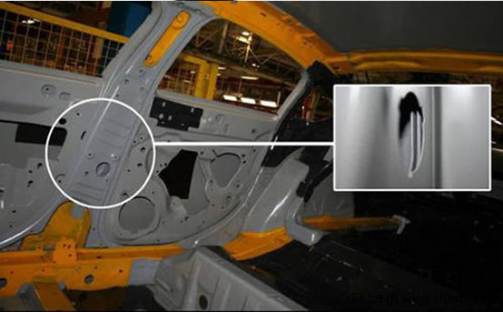 車身材料激光焊接樣品