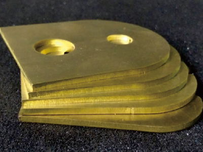 銅板4000W光纖激光切割樣品